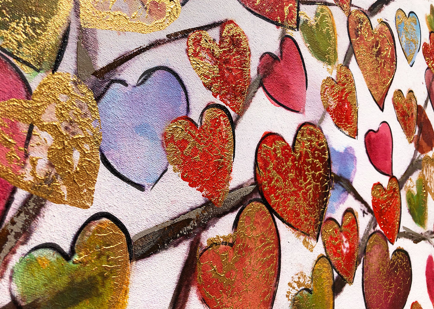Quadro Arte Moderna in Mosaico Realizzato a Mano  Cuore di Luce Amore per  la Vita – Arte & Fiori