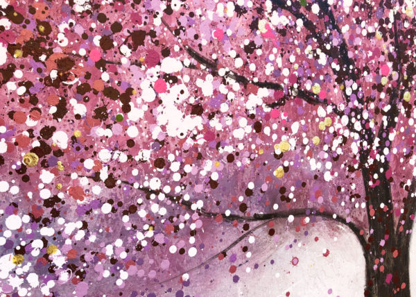 Agave quadri | Quadro Spring power | quadro con albero rosa