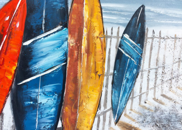 Agave Quadri | Surfing paradise | quadro marino con tavole da surf
