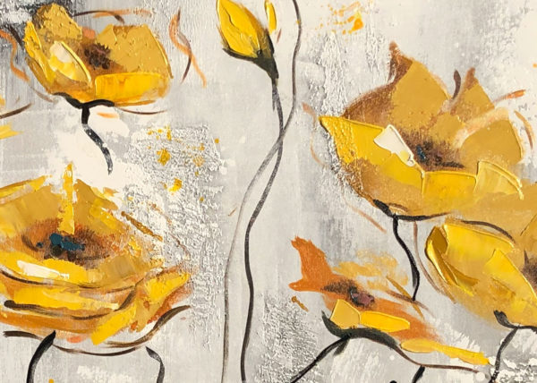 Agave quadri | Yellow flowers 1 | Quadro con fiori gialli