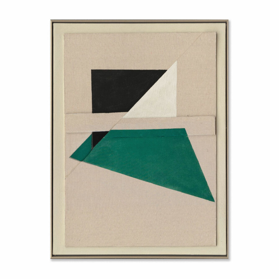 Agave quadri | Quadro astratto Green shapes 60x80