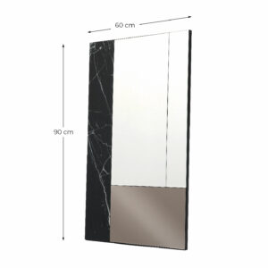 Dimensioni specchio d'arte Marquinia 1 | Agave Mirrors