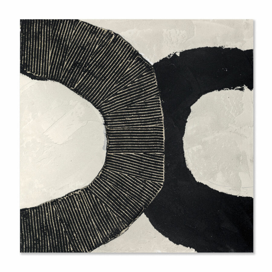 Agave quadri | Quadro astratto Black circles