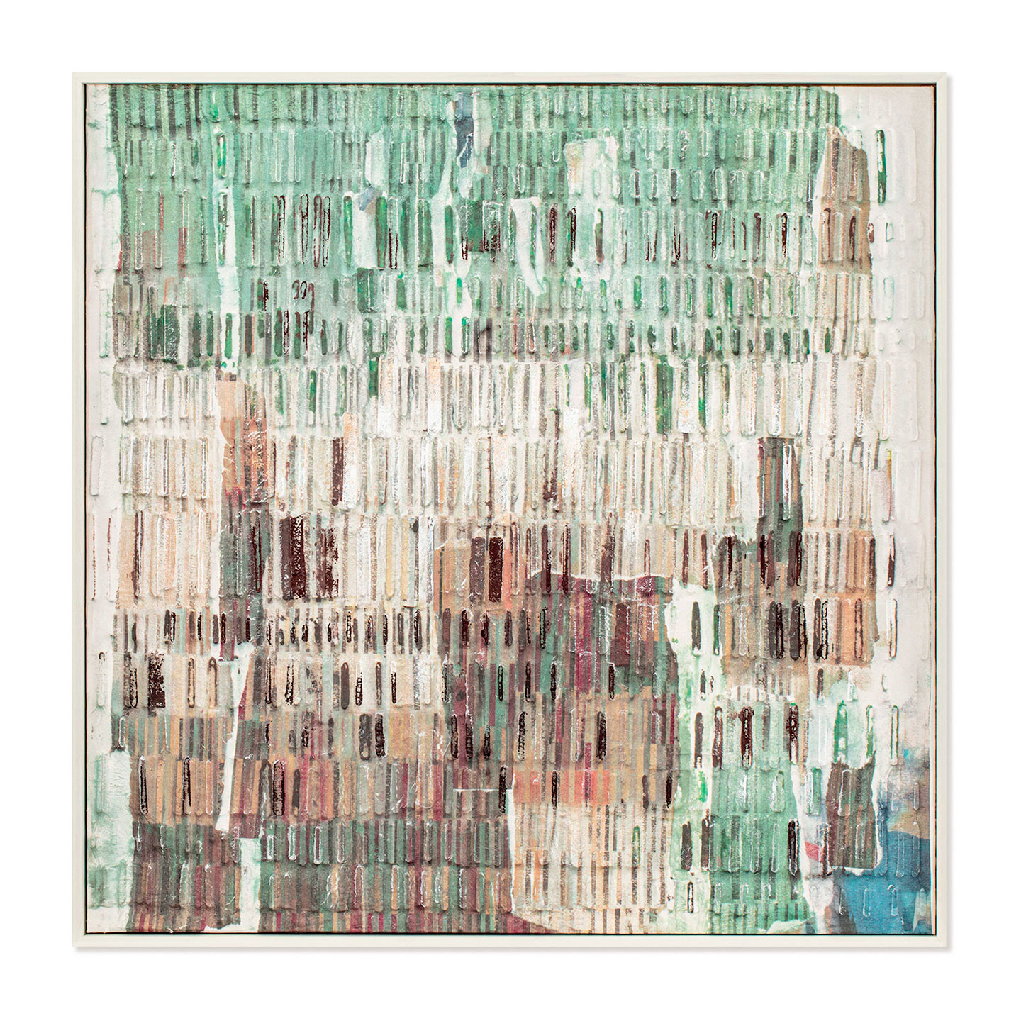 Quadro astratto Amazzonia 80x80