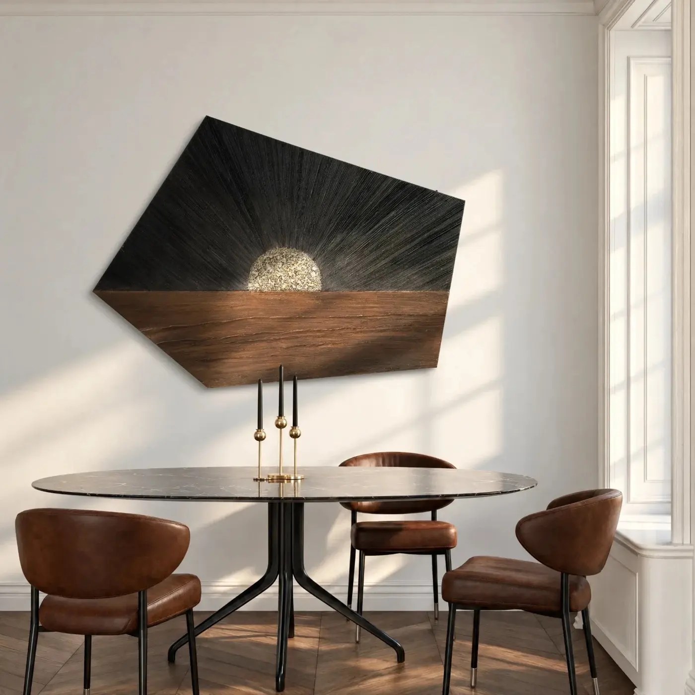 Sunset di Alessandro Vinci ambientata in una sala da pranzo